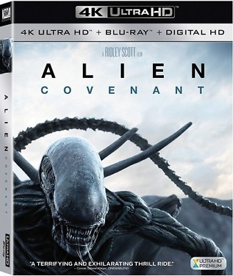 #ad Alien: Covenant New 4K UHD Blu ray With Blu Ray 4K Mastering Ac 3 Dolby Di $22.49