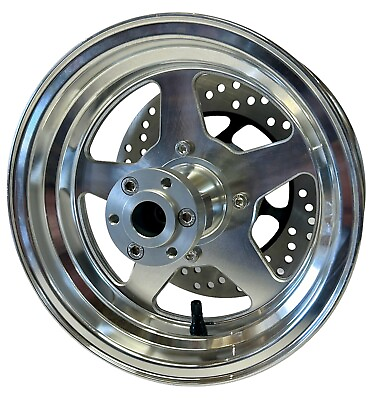 #ad 10 Inch Machined Aluminum Minibike Wheel Rear 3.5quot; wide . $169.99