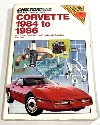 #ad Chilton 1984 1986 Corvette Repair amp; Tune Up Guide 7682 $16.24