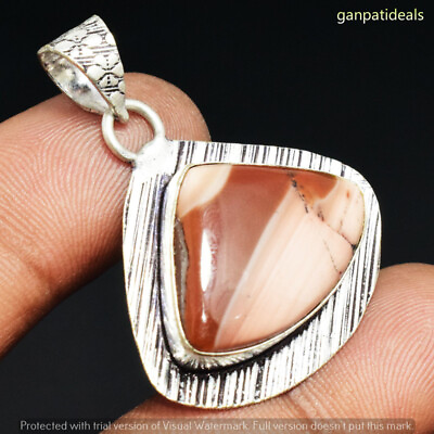 #ad Lace Agate Gemstone Ethnic Handmade Pendant Jewelry 1.5quot; GP 20232 $3.59