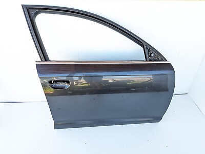 #ad 2005 2011 Audi C6 A6 S6 Front Right Passenger Door Shell Black OEM $180.00