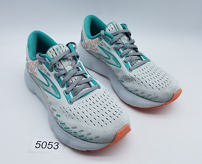 #ad Brooks Glycerin GTS 20 Women#x27;s Size 8.5 B Medium Running Shoes Gray Green $54.99