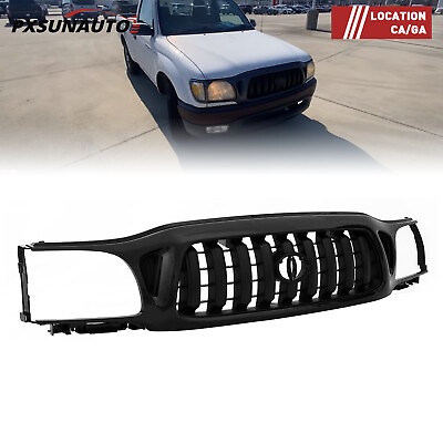 #ad Front Grille For Toyota Tacoma 2001 2002 2003 2004 Pickup Truck Grill Black $75.00