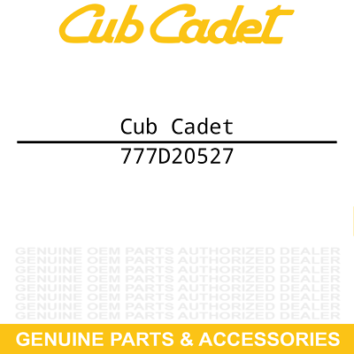 #ad MTD 777D20527 Label Decal Mower Engine Honda Cub Cadet Troy Bilt $10.95