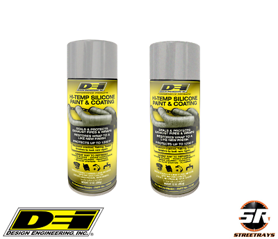 #ad DEI 10302 Exhaust Wrap Header Downpipe Silicone Coating High Temp Spray Qty 2 $29.99