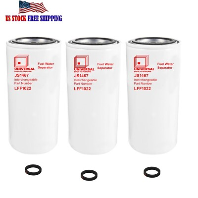 #ad LFF1022 Fuel Water Separator Ref Luber Finer FS1022 P551022 LFF1022 3Pack $47.40