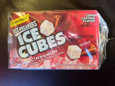 #ad Case 144 Packs Ice Breakers Ice Cubes Cinnamon Gum 2800 Pieces Sealed BB 06 22 $200.00
