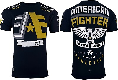 #ad American Fighter Men#x27;s T shirt CORNESTONE Crew neck Athletic XS 5XL $24.95