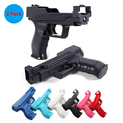 #ad 2 Pcs Wii Motion Plus Gun Holster for Nintendo Wii Remote Controller Zapper Gun $29.36