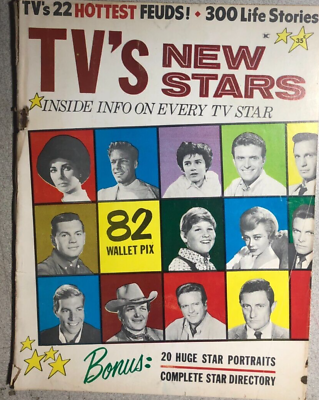 #ad TV#x27;S NEW STARS magazine 1963 Outer Limits My Favorite Martian The Fugitive etc. $14.99