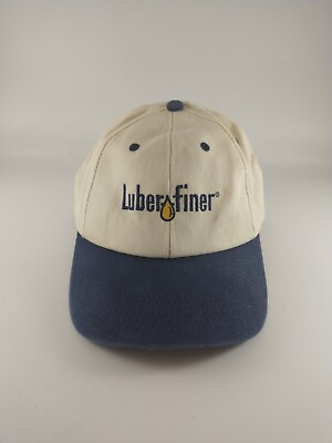 #ad Luber Finer K Products Hat Cap Snap Back White Blue Oil Gas Made USA See Photos $15.00