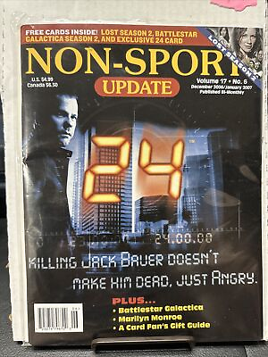 #ad 2006 NON SPORTS UPDATE Magazine v.17 #6 $8.82