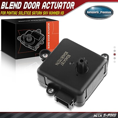 #ad AC Heater Blend Door Actuator for Hummer H3 Saturn Sky Pontiac Solstice10397102 $16.15