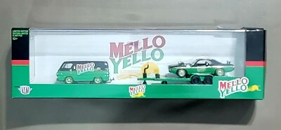 #ad M2 Machines Haulers Mello Yello 1967 Dodge Panel Van amp; 1971 Plymouth HEMI Cuda $29.95