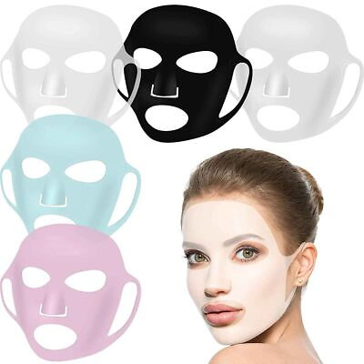 #ad Reusable Silicone Face Moisturizing Mask Cover For Sheet Mask Skin Care $2.49