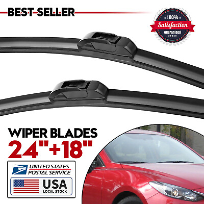 #ad For Toyota Camry 2002 2011 FRONT 24quot;amp;18quot; WINDSHIELD WIPER BLADE SET OEM $12.89