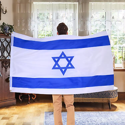 #ad Israel Flag 3 ft x 5 ft Flag of Israel Israeli Flag NEW $5.98
