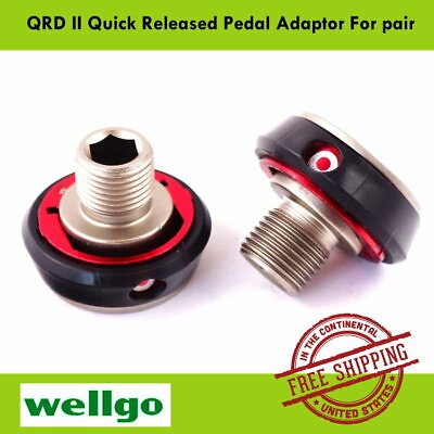#ad Wellgo QRD II Quick Released Bike Pedal Adaptor For pair 76g $32.90
