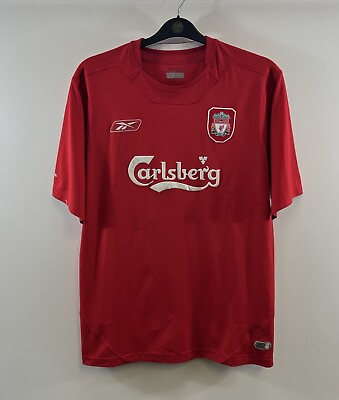 #ad Liverpool Home Football Shirt 2004 06 Adults Large Reebok D578 GBP 49.99