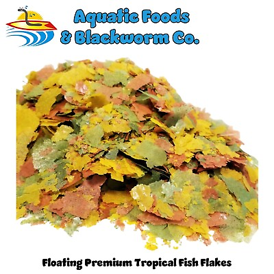 #ad Premium Tropical Fish Flakes Free Pellets amp; Wafers Included. AFI Flake $18.99
