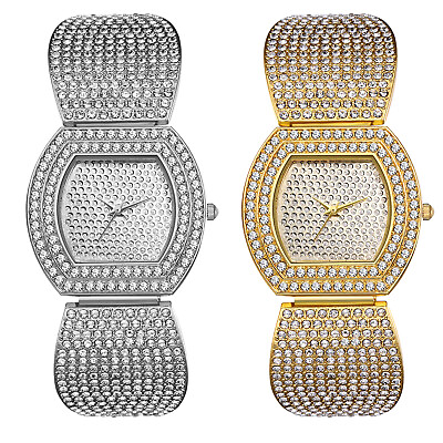 #ad Women Rhinestone Watch Bling Crystal Analog Quartz Wristwatch Dress Watch Luxury $19.99