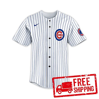 #ad personalized Custom Chicago Cubs Jersey MLB Baseball Jersey Fan Gift $28.50