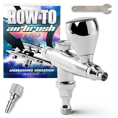 #ad Stubby Single Action Gravity Feed Airbrush $20.49