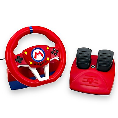 #ad Hori Mario Kart Racing Wheel Pro Mini Nintendo Switch All Racing Games Very Good $44.98