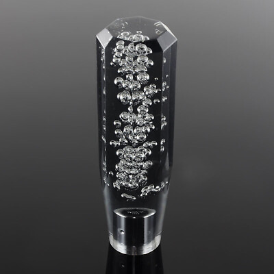 #ad 15cm Octagon Crystal Car Manual Bubble Gear Stick Shift Shift Knob Accessories $55.18