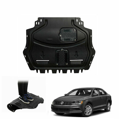 #ad For VW Jetta 2006 2018 Black Front Engine Splash Shield Under Cover 1pcs $105.00