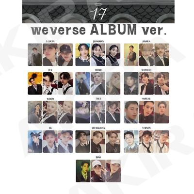 #ad #ad SEVENTEEN BEST ALBUM 17 IS RIGHT HERE weverse ALBUM ver. OFFICIAL PHOTO CARD QR $5.99