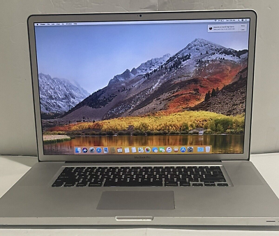 #ad Apple Macbook Pro 17quot; A1297 2011 i7 2.4GHz 500GB SSD 16GB High Sierra Good $314.99