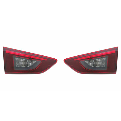 #ad For Mazda CX 3 Inner Tail Light 2016 2020 Pair Passenger and Driver Bulb Type $172.71