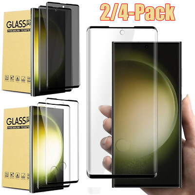#ad Tempered Glass Screen Protector For Samsung Galaxy S23 S22 S21 Note 20 Ultra 10 $12.99