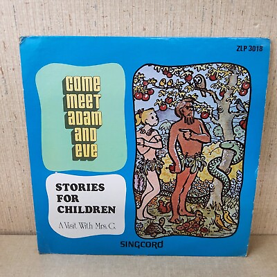 #ad Singcord Come Meet Adam And Eve Stories For Children LP Record $20.94