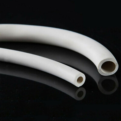 #ad Dia 2mm 19mm White Rubber Vacuum Tube Laboratory Hose Pipe High Quality Inner $4.70