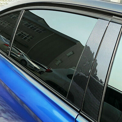 #ad Carbon Fiber Pillar Post For 2011 2021 Dodge Charger Door Trim Cover Accessories $17.99