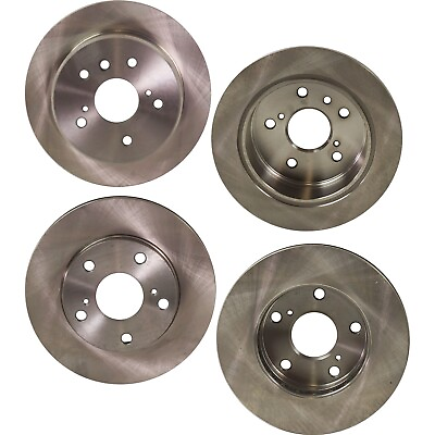 #ad Front and Rear Disc Brake Rotors For 1992 2001 Toyota Camry With Rear Disc Brake $117.85