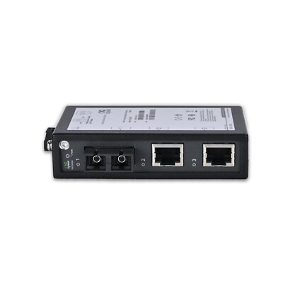 #ad InHand Networks Industrial Unmanaged Fast Ethernet DIN Rail Switch Fiber Optic $59.00