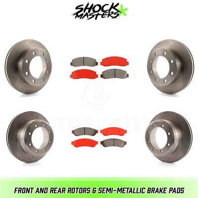 #ad Front amp; Rear Semi Metalic Brake Pads amp; Rotor Kit for 2005 2007 Ford F 350 $273.59