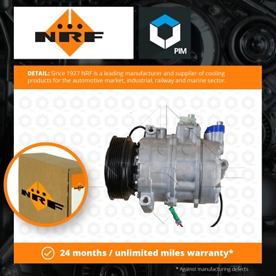 #ad Air Con Compressor fits AUDI RS4 8D5 2.7 00 to 01 AC Conditioning NRF 4B0260805B GBP 214.80