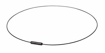 #ad Phiten Titanium Wire Air Necklace Black 20 $48.50