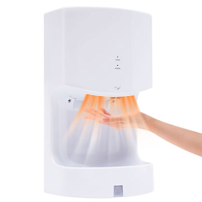 #ad 1200W Wall Mounted Automatic Hand Dryer Commercial High Speed Hot Air Wiper USA $70.49