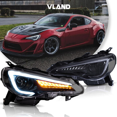 #ad For 13 20 Subaru BRZ 13 16 Scion FR S 12 20 Toyota 86 LED Headlights Sequential $368.10