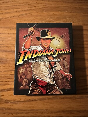 #ad Indiana Jones: The Complete Adventures Blu ray Disc 2012 USED VERY GOOD $12.49