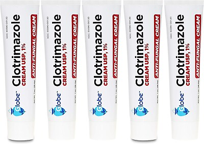 #ad 5 Pack Anti Fungal Cream Cure Athletes Foot Jock ItchCompare to Lotrimin AF 1% $9.99