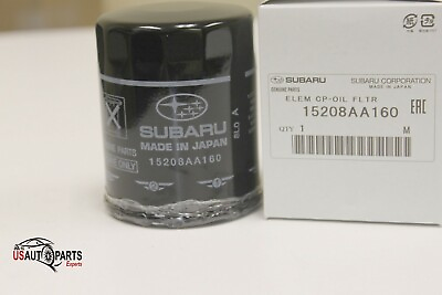 #ad Genuine Subaru Engine Oil Filter 15208AA160 Impreza Legacy MADE IN JAPAN $15.80