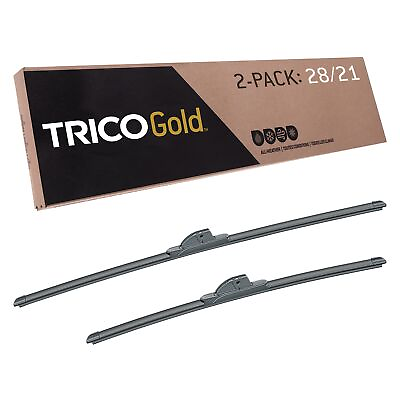 #ad Gold® 28 amp; 21 Inch Pack of 2 Automotive Replacement Windshield Wiper Blades f... $37.56