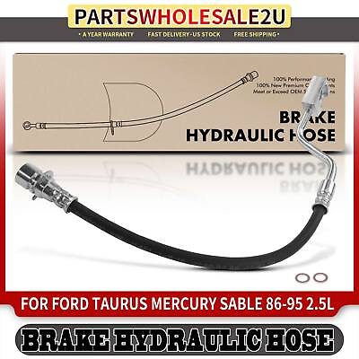 #ad New Front Left LH Brake Hydraulic Hose for Ford Taurus Sable 1986 1995 E6DZ2078B $14.99