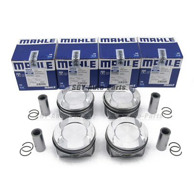 #ad 4x MAHLE Pistons Rings Φ84mm CR 10:1 For BMW 328i 428i X3 F30 F10 N20B20A 2.0T $199.48